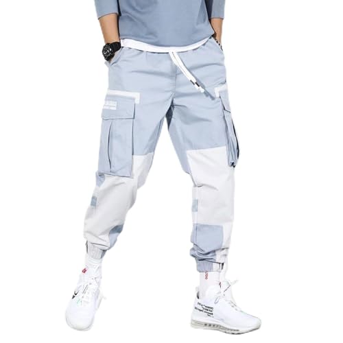 Zouyuan Schwarze Frachthose für Männer Joggers Jogginghosen Blaue Ladung Hose Männlich Casual Koreanische Streetwear Hip Hop gespleißt Zouyuan Schwarze Frachthose für Männer Joggers Jogginghosen Blaue Ladung Hose Männlich Casual Koreanische Streetwear Hip Hop gespleißt von Zouyuan