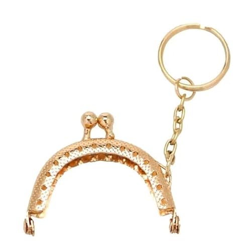 Metall Taschenrahmen DIY Handwerk Tasche machen Tasche Rahmen Schnalle Geldbörse Rahmen Geldbörse Rahmen Kuss Verschluss Tasche Kuss Verschluss Verschluss Geldbörse Verschluss Rahmen tasche(Rose gold) von Zpengtai