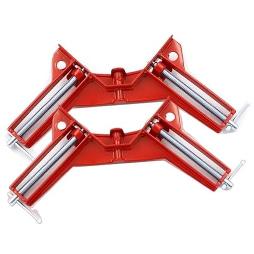 Winkelspanner 1/2/4 stücke 90 Grad Ecke Klemme Toggle Clamp for Holzbearbeitung Bild Rahmen Glas Klemme Carpenter Hand Werkzeuge Grad(2pcs) von Zpengtai