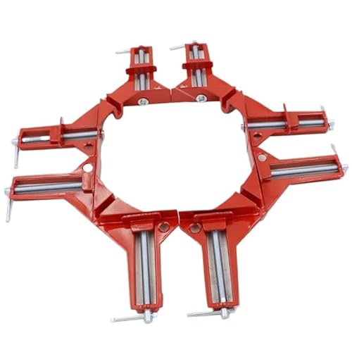 Winkelspanner 1/2/4 stücke 90 Grad Ecke Klemme Toggle Clamp for Holzbearbeitung Bild Rahmen Glas Klemme Carpenter Hand Werkzeuge Grad(4pcs) von Zpengtai