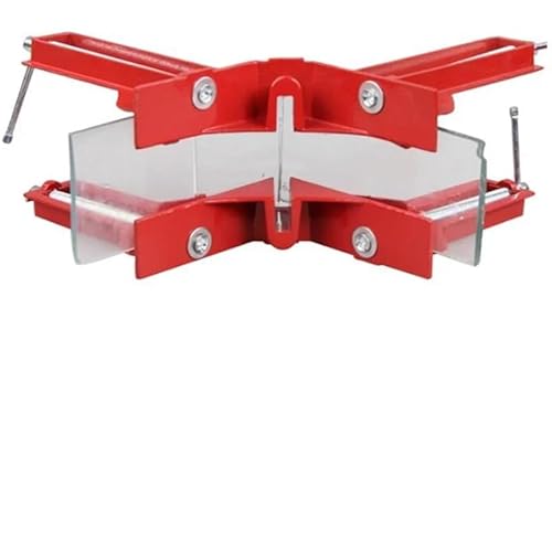 Winkelspanner 1 stück/4 stücke 90 Grad Rechte Ecke Klemme Holzbearbeitung Bild Rahmen Glas Leuchte Carpenter Hand Werkzeug Grad(Red-1pc) von Zpengtai