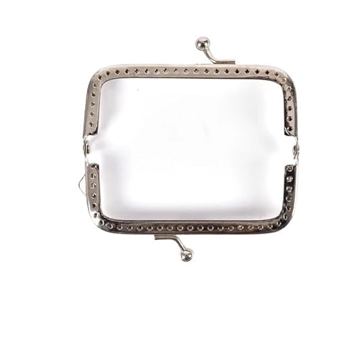 Zpengtai Metall Taschenrahmen 1pc Retro Metall Blume Handtasche Tasche 6,5 cm/8,5 CM/12 CM/15 CM/18 CM/20 cm DIY Machen Handwerk Rahmen Kuss Schließe Schloss Silber Tasche(8.5CM Silver) von Zpengtai