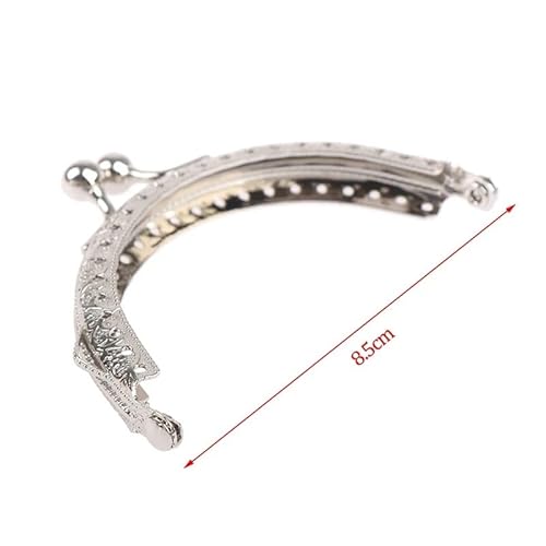 Zpengtai Metall Taschenrahmen 8,5 cm Halbkreis Metall Geldbörse Rahmen Verschluss Verschluss Griff for Tasche Geldbörse Griff Kupplung 5 Farben DIY Handwerk Tasche Zubehör Tasche(Gold) von Zpengtai