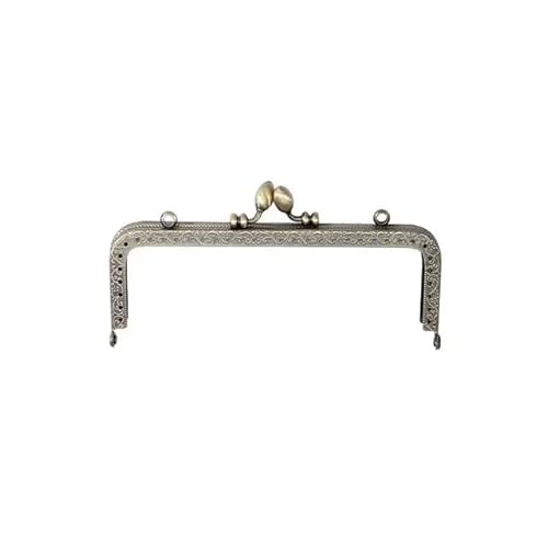 Zpengtai Metall Taschenrahmen Geldbörsenrahmen Mit Vintage-Muster, Kussverschluss, Metall-Geldbörsenverschluss, Kussverschlussverschluss, Geldbörsenrahmentasche, Tasche(8.5cm) von Zpengtai