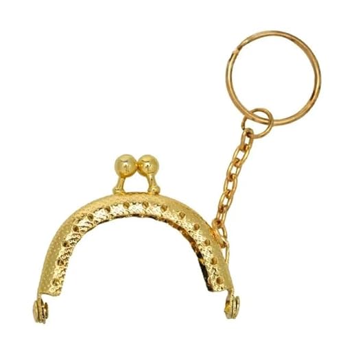 Zpengtai Metall Taschenrahmen Vintage Muster Metall Geldbörse Rahmen Kuss Verschluss Geldbörse Verschluss Rahmen Tasche(Gold) von Zpengtai