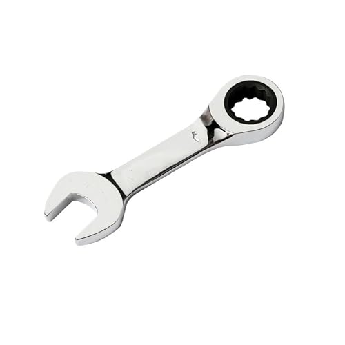 Zpengtai RatschenschlüSsel Set 1 Stücke 72-Zahn Kurzen Griff Schraubenschlüssel Öffnen Reversible Kombination Stubby Spanner Auto-Reparatur-Werkzeuge Satz(16mm) von Zpengtai