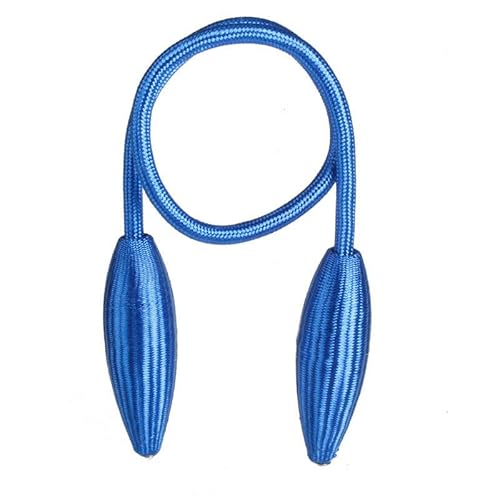 Zpengtai Vorhang Raffhalter 2 Stück Curtain Ridnback Holder Haken Schnalle Clip Polyester Hübsche und Mode Dekorative Zuhause Zubehör Gardinenhalter(Blue) von Zpengtai