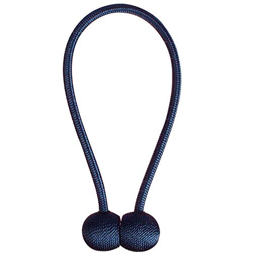 Zpengtai Vorhang Raffhalter 2 stück magnetischer Vorhang Raffressur Gardinenhalter(1 Blue) von Zpengtai