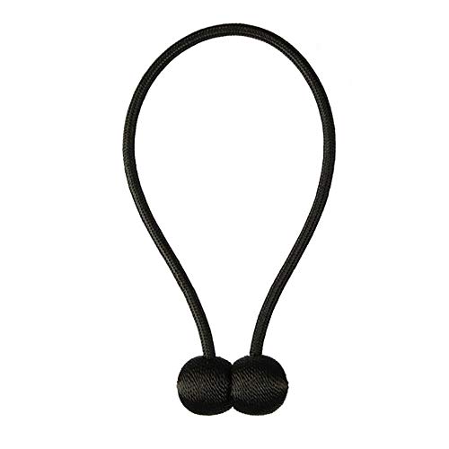 Zpengtai Vorhang Raffhalter 2 stück magnetischer Vorhang Raffressur Gardinenhalter(Noir) von Zpengtai