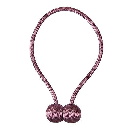 Zpengtai Vorhang Raffhalter 2 stück magnetischer Vorhang Raffressur Gardinenhalter(Purplr) von Zpengtai
