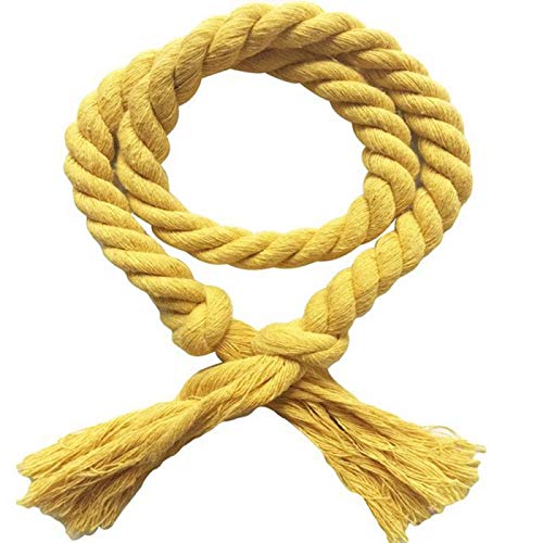 Zpengtai Vorhang Raffhalter 2 stücke/Satz Solide Farbe Leinen Vorhang Schnallen Seil Vorhang Clip Rissehalter Clips Vorhänge Hand Baumwolle Leinen Seil Zubehör Gardinenhalter(02) von Zpengtai