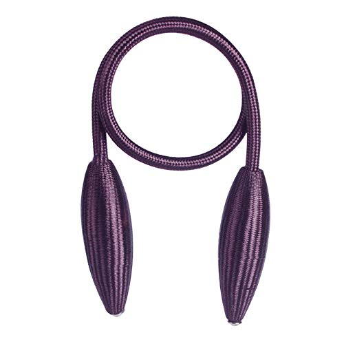 Zpengtai Vorhang Raffhalter 2 stücke Beliebige Form Starke Vorhang Raffbacks Plüsch Legierung Hängende Gürtel Seile Vorhang Holdback Vorhangstangen Accessoires Gardinenhalter(Purple) von Zpengtai