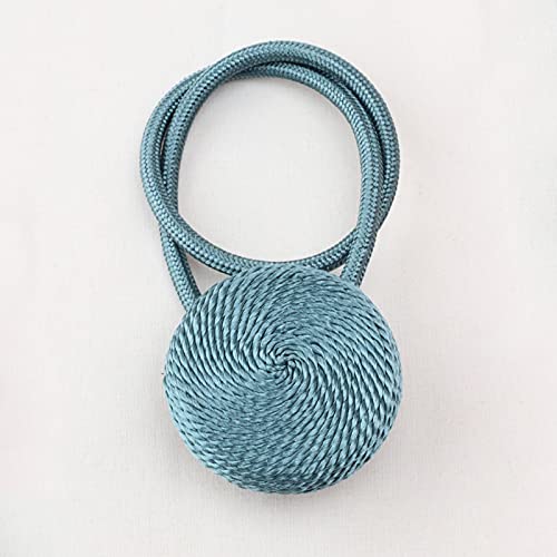 Zpengtai Vorhang Raffhalter 4 STÜCKE Magnetische Vorhang Clip Perle Ball Vorhänge Halter TiBeback Home Decor Hängende Ball Schnalle Krawatte Back Room Zubehör Gardinenhalter(Blue) von Zpengtai