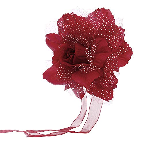 Zpengtai Vorhang Raffhalter 4 stücke Pfingstrose Blume Vorhang Raffback Strap Vorhang Halter Pfingstrose Blume Vorhang Clip-on Krawattenrücken Vorhang Zubehör Wohnkultur Gardinenhalter(E) von Zpengtai