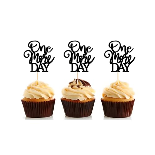 ZpiLkes Cupcake-Aufsätze für Hochzeit, Probe, Abendessen, Cupcake-Picks, Glitzer, Junggesellinnenabschied, Dessert, Dekoration für Hochzeit, Countdown-Mottoparty, 24 Stück ZpiLkes Cupcake-Aufsätze für Hochzeit, Probe, Abendessen, Cupcake-Picks, Glitzer, Junggesellinnenabschied, Dessert, Dekoration für Hochzeit, Countdown-Mottoparty, 24 Stück von ZpiLkes
