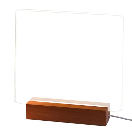 Acryl-Memoboard, leuchtendes Memoboard, löschbarer Notizblock, Schreibtisch-Notizbrett, leuchtendes Acryl-Memoboard für den Schreibtisch mit löschbarem Notizblock und mehrfarbigen Markern für Kinder Acryl-Memoboard, leuchtendes Memoboard, löschbarer Notizblock, Schreibtisch-Notizbrett, leuchtendes Acryl-Memoboard für den Schreibtisch mit löschbarem Notizblock und mehrfarbigen Markern für Kinder von Zqkimzi