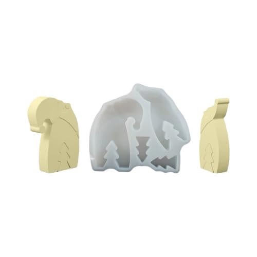 Christmas Mold, Santa Claus Crafting, Non-Stick Mould Tool for Holiday Soap, Candle Making, School Crafts, Toddler Creative Projects, and Home, 4.92x5.59 inches, Multicolor Christmas Mold, Santa Claus Crafting, Non-Stick Mould Tool for Holiday Soap, Candle Making, School Crafts, Toddler Creative Projects, and Home, 4.92x5.59 inches, Multicolor von Zqkimzi