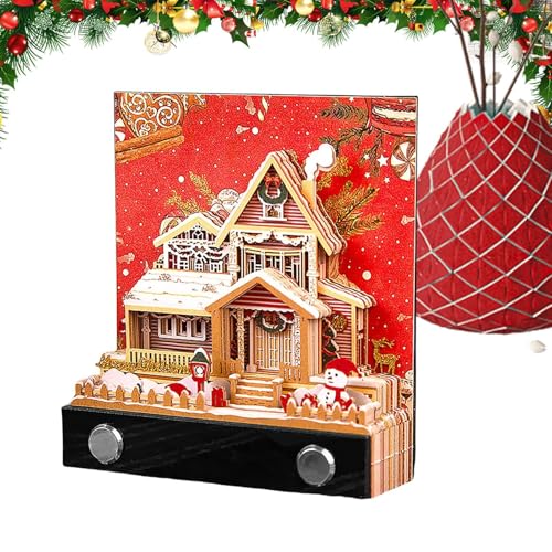 Kalender 2025, Abreißbarer Schreibtischkalender, Zeitmesserkalender, Memoblock, Skulptur-Schreibtischkalender, dekorativer Notizblock-Kalender, für Weihnachten, Einweihung, Kollege Freund von Zqkimzi