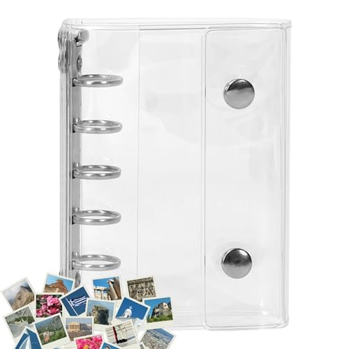 Sticker Organizer Binder, transparente Aufkleber -Bindemittel Album Organizing Book, ästhetischer Notebook -Keeper für Scrapbooking, Planer Dekoration, Reisen, Schule, Klassenzimmerversorgungen, 9.5x1 von Zqkimzi