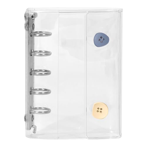 Sticker Organizer Binder, transparente Aufkleber -Bindemittel Album Organizing Book, ästhetischer Notebook -Keeper für Scrapbooking, Planer Dekoration, Reisen, Schule, Klassenzimmerversorgungen, 9.5x1 von Zqkimzi