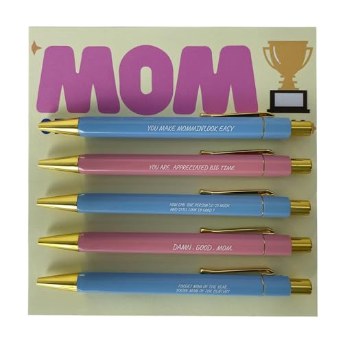 Zqkimzi Lustige Kugelschreiber, einziehbare Zitatstifte, schwarze Tinte, Schreibstifte, Bürohumorstifte, Stifte-Set mit Zitaten, einziehbarer Schreibstift, zum Schreiben von Journaling, Notizen machen Zqkimzi Lustige Kugelschreiber, einziehbare Zitatstifte, schwarze Tinte, Schreibstifte, Bürohumorstifte, Stifte-Set mit Zitaten, einziehbarer Schreibstift, zum Schreiben von Journaling, Notizen machen von Zqkimzi