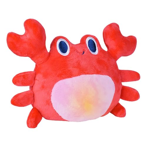 Zqkimzi Stuffed Animals, Baby Sleep Soothing Plush Toys, Turtle Crab Dolphin Soft Sleeping Companion, Sensory Comfort Toy with Music Light for Kids 10.43x6.3x5.51 Inch von Zqkimzi