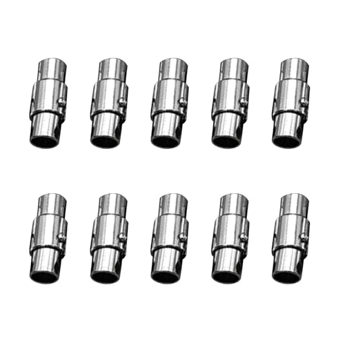 10 Pack Kupfer Magnetische Verschlüsse Kabelendkappen Leder Seilende Kappen Schmuckzubehör Für Halskettenarmband 10 Pack Kupfer Magnetische Verschlüsse Kabelendkappen Leder Seilende Kappen Schmuckzubehör Für Halskettenarmband von Zqxnt