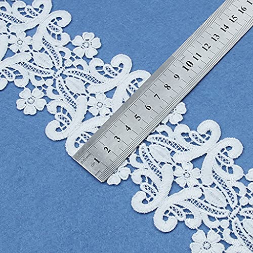 10 Yards Weiße Spitzenbänder Gewebte Band Spitze Hochzeitsbedarf Handgefertigte Kleidung Geschenkverpackung Bestickter Typ Spitze 10 Yards Weiße Spitzenbänder Gewebte Band Spitze Hochzeitsbedarf Handgefertigte Kleidung Geschenkverpackung Bestickter Typ Spitze von Zqxnt