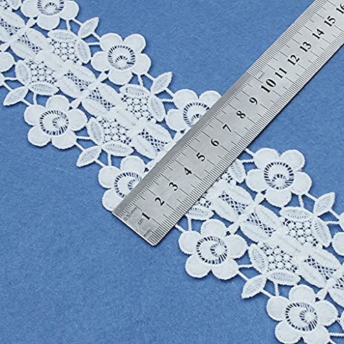 10 Yards Weiße Spitzenbänder Gewebte Band Spitze Hochzeitsbedarf Handgefertigte Kleidung Geschenkverpackung Bestickter Typ Spitze 10 Yards Weiße Spitzenbänder Gewebte Band Spitze Hochzeitsbedarf Handgefertigte Kleidung Geschenkverpackung Bestickter Typ Spitze von Zqxnt