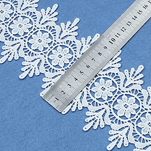 10 Yards Weiße Spitzenbänder Gewebte Band Spitze Hochzeitsbedarf Handgefertigte Kleidung Geschenkverpackung Bestickter Typ Spitze 10 Yards Weiße Spitzenbänder Gewebte Band Spitze Hochzeitsbedarf Handgefertigte Kleidung Geschenkverpackung Bestickter Typ Spitze von Zqxnt