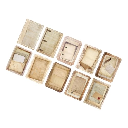 10pcs Ästhetische Spitzenmuster Scrapbooking Papier Scrapbooking Verschönerungspapier Für Journalplaner Bildrahmen Handgefertigte Kartenversorgungen von Zqxnt