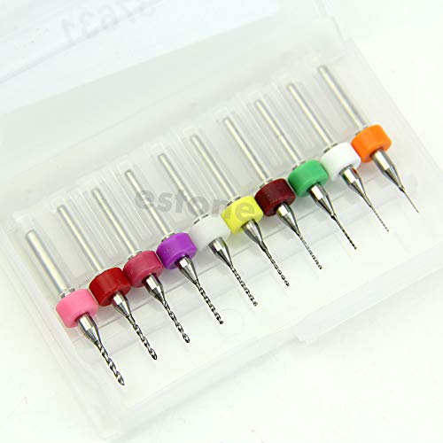 10pcs PCB Print Circuit Board Carbid Drill Bits Tool 0 3 Mm Bis 1 2 Mm Neu 10pcs PCB Print Circuit Board Carbid Drill Bits Tool 0 3 Mm Bis 1 2 Mm Neu von Zqxnt