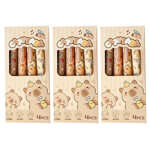 12pcs Cartoon Löschbarer Stift Einziehbarer Kugelschreiber Löschlich Für Erwachsene Schüler Schreiben Journaling Office Supplies Student Note Nehmen Sie Stift von Zqxnt