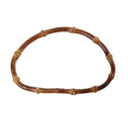 15 Cm D Geformte Bambusspurhandtaschenhandles Ersatz Für Handgefertigte Bag Strandbeutel Handtaschen Strohbeutel Geldbörse Griffe von Zqxnt