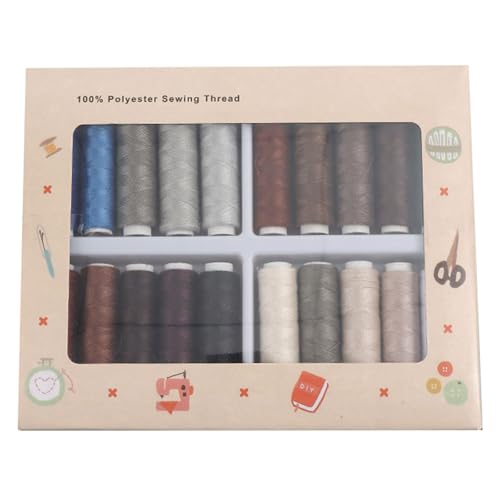20 Sortierter Ton Baumwollfaden Set Hoher Zugkraft Für Nähmaschinen Und Handnähten Baumwollfaden Für Handwerk 20 Sortierter Ton Baumwollfaden Set Hoher Zugkraft Für Nähmaschinen Und Handnähten Baumwollfaden Für Handwerk von Zqxnt