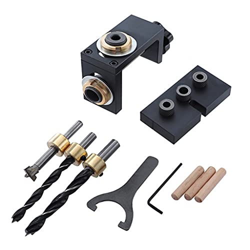 3-in-1-Holzbearbeitung Bohrlokator Selbstzentrierende Dübel Guide Doweling Jig Positionier Bohrer Bit Set Holzbearbeitungswerkzeuge 3-in-1-Holzbearbeitung Bohrlokator Selbstzentrierende Dübel Guide Doweling Jig Positionier Bohrer Bit Set Holzbearbeitungswerkzeuge von Zqxnt