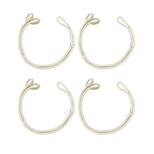 4pcs Elegante Blumenmuster Vorhangkindbacks Dekorative Baumwollseile Fenster Drapehalter Für Schlafzimmer Und Wohnraum Blumenvorhang Bindungen 4pcs Elegante Blumenmuster Vorhangkindbacks Dekorative Baumwollseile Fenster Drapehalter Für Schlafzimmer Und Wohnraum Blumenvorhang Bindungen von Zqxnt