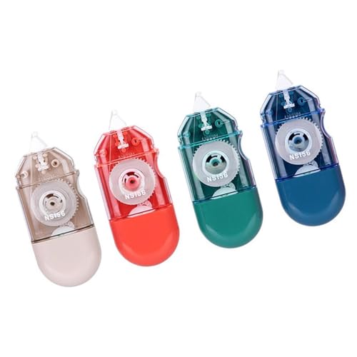 4pieces White Out Correction Tape Gesamt 24m Für Schul Und Büroversorgungen 6mx5mm Korrekturbänder Roller Für Notebooks Zufällige Farbband Kinder 4pieces White Out Correction Tape Gesamt 24m Für Schul Und Büroversorgungen 6mx5mm Korrekturbänder Roller Für Notebooks Zufällige Farbband Kinder von Zqxnt
