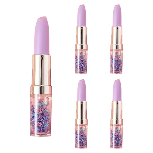 5 PCs Highlighter Marker Highlighters Set Fluoreszenzstift Lippenstiftform Highlighter Stift Stift Zum Scrapbooking von Zqxnt