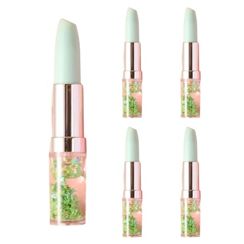5 PCs Highlighter Marker Highlighters Set Fluoreszenzstift Lippenstiftform Highlighter Stift Stift Zum Scrapbooking von Zqxnt
