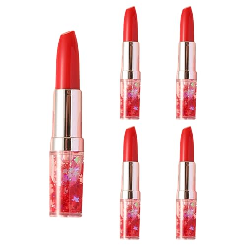 5 PCs Highlighter Marker Highlighters Set Fluoreszenzstift Lippenstiftform Highlighter Stift Stift Zum Scrapbooking von Zqxnt