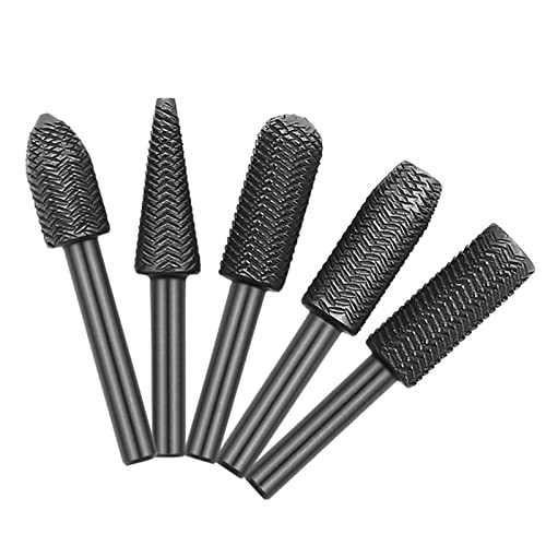 5 PCs Holzbearbeitung Twist Bohrer Bits Holzschnitzdatei Raspe Bohrbits Elektrische Werkzeuge Holzbearbeitung Raspel Rotierend Geprägt von Zqxnt