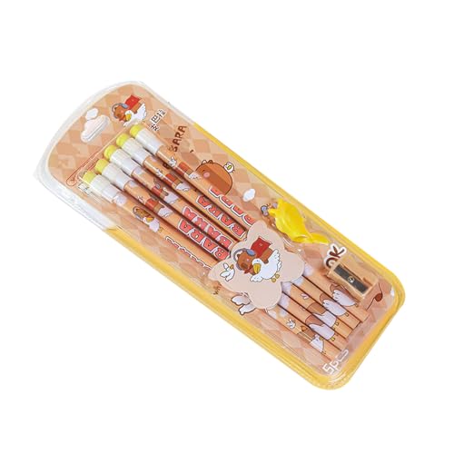 5 Stück Holzstifte Schöne Cartoon Stifte Skizzieren Stifte Mit Radiergummi Schreiben Vorräte Office School Supplies 5 Stück Holzstifte Schöne Cartoon Stifte Skizzieren Stifte Mit Radiergummi Schreiben Vorräte Office School Supplies von Zqxnt