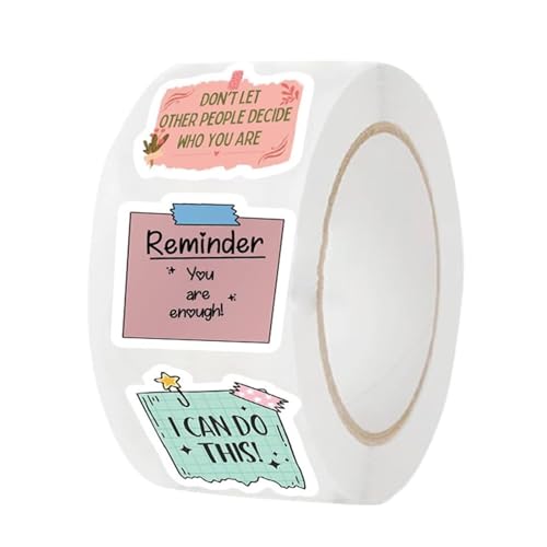 500 Insgesamt Inspirierende Quotsticker Wasserfeste Ästhetische Aufkleber Für Wasserflaschen Laptop Scrapbook Skateboard Telefon 500 Insgesamt Inspirierende Quotsticker Wasserfeste Ästhetische Aufkleber Für Wasserflaschen Laptop Scrapbook Skateboard Telefon von Zqxnt