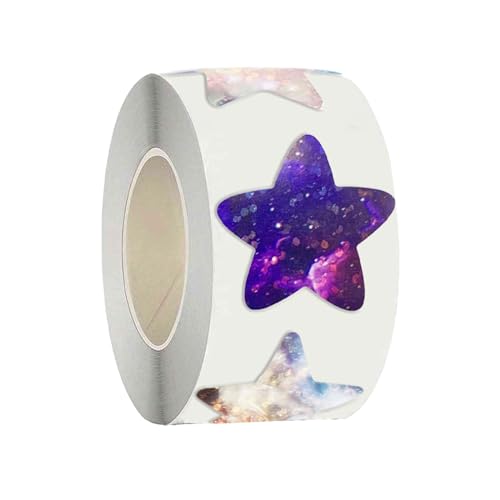 500pcs/Roll Starry Bunte Star Round Sticker Selbstkleber Glitzer Labels Roll Für Belohnungsdiagramme Kinderlehrer 500pcs/Roll Starry Bunte Star Round Sticker Selbstkleber Glitzer Labels Roll Für Belohnungsdiagramme Kinderlehrer von Zqxnt