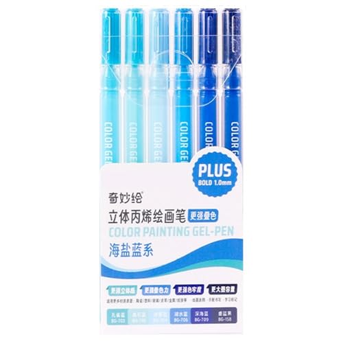 6/12/54 Farb Acrylfarbe Pengel Stift Acrylmarker Zeichnen Farbmarkierungen Für Plastikglasmalereien von Zqxnt