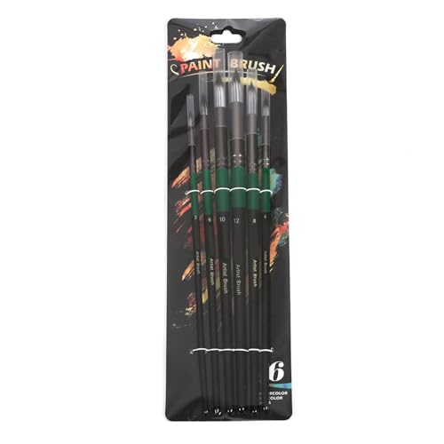 6 PCs Acrylfarben Pinsel Künstler Gouaches Pinsel Nylon Haar Für Aquarellölmalerei Drawi 6 PCs Acrylfarben Pinsel Künstler Gouaches Pinsel Nylon Haar Für Aquarellölmalerei Drawi von Zqxnt