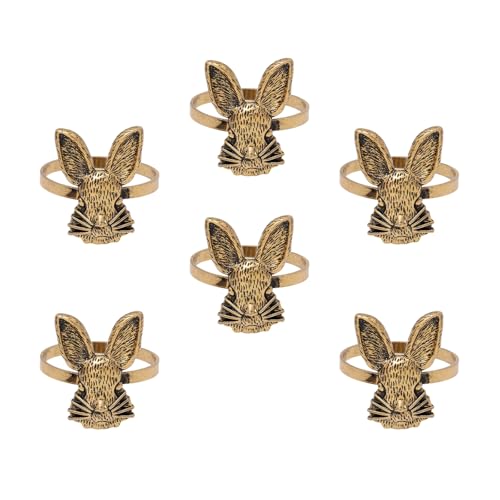 6pcs Elegante Kaninchen Einzigartige Kaninchen Darminterieter Ideal Für Bankette Und Frühlingstisch Dekore Legierende Legierungsdach 6pcs Elegante Kaninchen Einzigartige Kaninchen Darminterieter Ideal Für Bankette Und Frühlingstisch Dekore Legierende Legierungsdach von Zqxnt