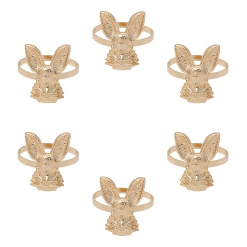 6pcs Elegante Kaninchen Einzigartige Kaninchen Darminterieter Ideal Für Bankette Und Frühlingstisch Dekore Legierende Legierungsdach 6pcs Elegante Kaninchen Einzigartige Kaninchen Darminterieter Ideal Für Bankette Und Frühlingstisch Dekore Legierende Legierungsdach von Zqxnt