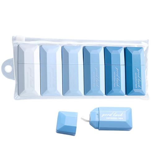 6x Korrekturband White Out Tape Correction Rollers School Liefert Große Kapazitäten von Zqxnt